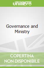 Governance and Ministry