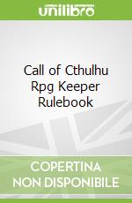 Call of Cthulhu Rpg Keeper Rulebook