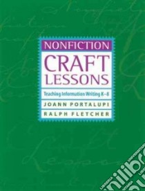 Nonfiction Craft Lessons libro in lingua di Portalupi Joann, Fletcher Ralph J.