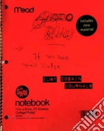 Journals libro in lingua di Cobain Kurt