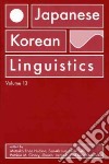 Japanese/Korean Linguistics libro str