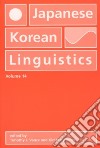 Japanese/ Korean Linguistics libro str