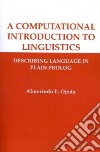 A Computational Introduction to Linguistics libro str