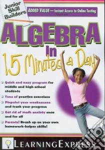 Algebra in 15 Minutes a Day libro in lingua di Learningexpress