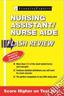 Nursing Assistant/Nurse Aide Flash Review libro in lingua di Learningexpress (COR)