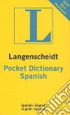 Langenscheidt Pocket Spanish Dictionary libro str