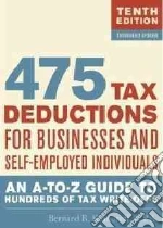 475 Tax Deductions for Businesses and Self-Employed Individuals