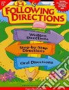 Following Directions Grades 3-4 libro str