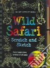 Wild Safari Scratch And Sketch libro str