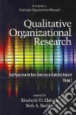 Qualitative Organizational Research 2009
