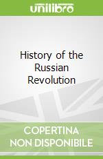 History of the Russian Revolution libro str