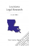 Louisiana Legal Research libro str