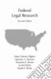 Federal Legal Research libro str