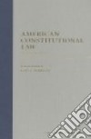 American Constitutional Law libro str