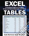 Excel Tables libro str