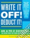 Write It Off! Deduct It! libro str