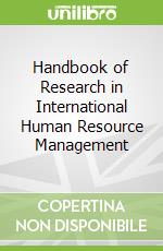Handbook of Research in International Human Resource Management