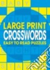 Large Print Crosswords libro str