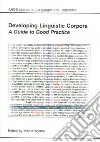 Developing Linguistic Corpora libro str