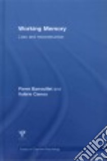 Working Memory libro in lingua di Barrouillet Pierre, Camos Valérie