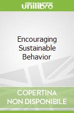 Encouraging Sustainable Behavior