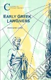 Early Greek Lawgivers libro str