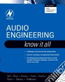 Audio Engineering libro in lingua di Sinclair Ian, Self Douglas, Nathan Julian, Duncan Ben