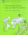 Examining the Farming/Language Dispersal Hypothesis libro str