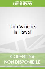 Taro Varieties in Hawaii
