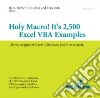 Holy Macro! It's 2,500 Excel Vba Examples libro str