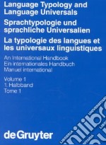 Sprachtypologie Und Sprachliche Universalien/Language Typology and Language Universals