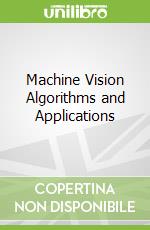 Machine Vision Algorithms and Applications