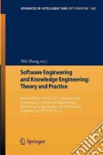 Software Engineering and Knowledge Engineering libro in lingua di Zhang Wei (EDT)