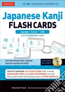 Japanese Kanji Flash Cards Kit libro in lingua di Kask Alexander, Konomi Emiko