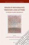Essays in Renaissance Thought and Letters libro str