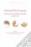 Modeling Biblical Language libro str