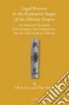 Legal Practice in the Formative Stages of the Chinese Empire libro str