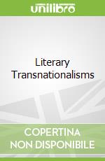 Literary Transnationalisms libro str