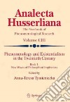Phenomenology and Existentialism in the Twentieth Century libro str