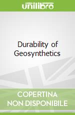 Durability of Geosynthetics libro str