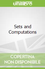 Sets and Computations