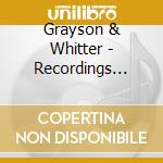 Grayson & Whitter - Recordings 1928-1930 cd musicale di Grayson & Whitter