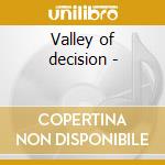 Valley of decision - cd musicale di Albert griffiths & the gladiat