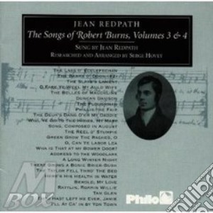 Jean Redpath - Songs Of R.Burns Vol.3-4 cd musicale di Redpath Jean