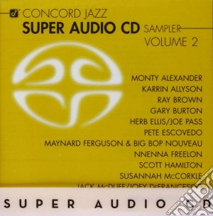 Concord Jazz Super Audio Cd Sampler Volume 2 / Various (Sacd) cd musicale