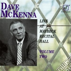 Dave Mckenna - Live At Maybeck Volume 2 cd musicale di Dave Mckenna