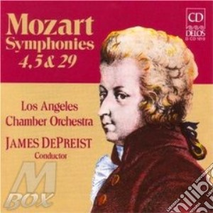 Wolfgang Amadeus Mozart - Symphony No.4 K 19, N.5 K 22, N.29 K 201 cd musicale di Wolfgang Amadeus Mozart