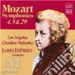 Wolfgang Amadeus Mozart - Symphony No.4 K 19, N.5 K 22, N.29 K 201 cd