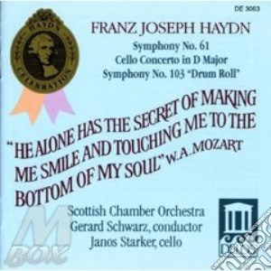 Joseph Haydn - Symphonies Nos.61 & 103 cd musicale di HAYDN FRANZ JOSEPH