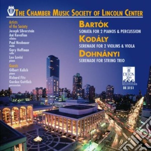 Chamber Music Society Of Lincoln Center - Bartok, Kodaly, Dohnany cd musicale di Bela Bartok